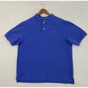 Disney Parks Authentic Men's Shirt Sz XL Blue Short Sleeve Mickey Polo